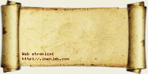 Tamara Jerković vizit kartica